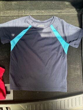 jumping beans Navy Tee with Teal Accent